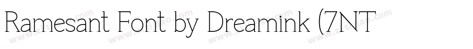 Ramesant Font by Dreamink (7NTypes)字体转换